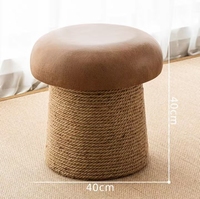 Tabouret champignon fait main, tabouret à bascule, pour balcon, entrée, tabouret à chaussures, tabouret pour bébé, design minimaliste