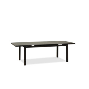 TABLE EN ALUMINIUM ANTHRACITE 180X100 CM - Product Image 1
