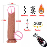 Sexspielzeug für Frauen Große Beheizte Dildos Realistischer Ferngesteuerter Dildo Vibrator