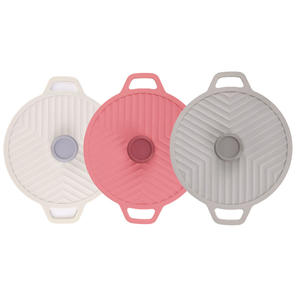 Couvercle de casserole de cuisine en silicone de qualité alimentaire, <span class=keywords><strong>grand</strong></span> format, anti-débordement, antidérapant, résistant à la chaleur, couvercle d'étanchéité pour la conservation des aliments - Product Image 2