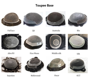 Peluca de Cabello Humano con Frente de Encaje Suizo para Hombre, Base de Piel 6/8 Q6, Peluca Original Coreana para Hombre - Product Image 6