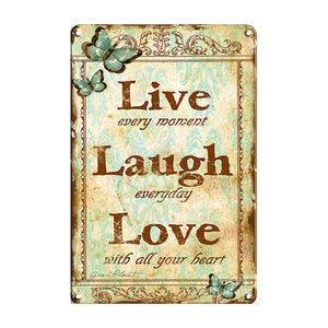 Autocollants muraux de jeu avec avertissements et conseils, plaque en métal vintage, affiche décorative, plaques rétro, enseigne de bar, décoration de la maison - Product Image 5