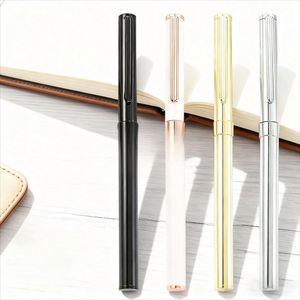 Custom Light Luxury Metal Gel <b>Pens</b> Logo Business Signature 0.5mm Tip Black Ink Custom Promotional <b>Pens</b> for Advertising Marketing - Product Image 6