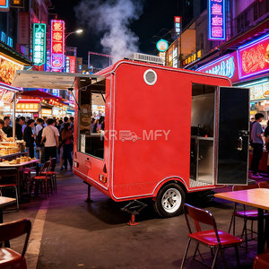 Los productos más vendidos para concesiones: Remolque de comida móvil, carrito de quiosco para venta de hot dogs callejeros, catering rápido, barbacoa, café y helados. - Product Image 6
