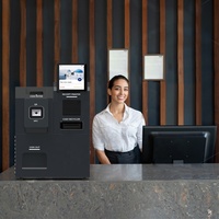 Terminal de point de vente en libre-service, borne de commande avec lecteur de code-barres SDK, Android 11, écran 10,1 pouces, boîtier métallique