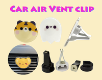 Clip acrylique de voiture de parfum d'évent de sortie de climatiseur imprimé personnalisé désodorisant de voiture pince acrylique de bouche d'aération de voiture pour voiture