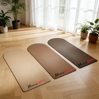 Tapete de Yoga YEWAYOGA de Caucho Natural y PU Antideslizante, Ecológico y Duradero para Ejercicios en Casa y Pilates