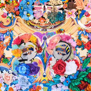 Diadema de Flores de Rosa Simuladas Estilo <span class=keywords><strong>Mexicano</strong></span>, Corona para el Día de Muertos, Halloween, Diadema Colorida con Estambres, Aro para el Cabello, Unisex, a la Moda - Product Image 2
