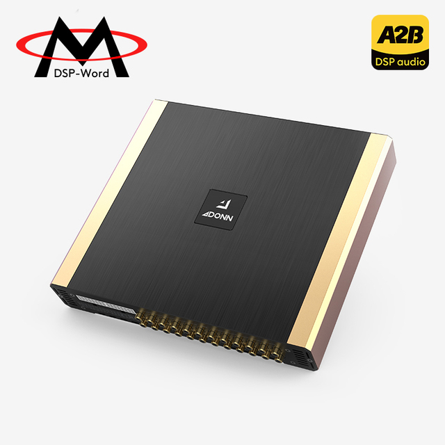 24CH Class AB/Class D Car DSP Amplifier with Crossovers & Equalizers Optical Coaxial External Bluetooth