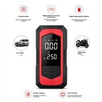 Compresseur d'air portable ABS pour gonflage de pneus, 150 PSI, manomètre numérique, arrêt automatique, gonflage rapide pour