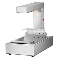 Vitrine chauffante professionnelle en acier inoxydable pour frites et chips avec maintien au chaud pour restaurants de restauration rapide