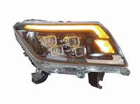 Nouveau phare LED haute performance à lentille blanche transparente pour Navara 2021 NP300, ajustement universel