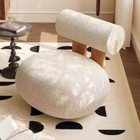 Fauteuil d'appoint gris en bois de style nordique moderne avec housses pour hôtel, hall, bar, salon et mobilier de loisirs