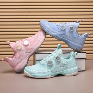 Nuevos zapatos de Bádminton de segunda mano <span class=keywords><strong>para</strong></span> mujeres y hombres zapatos de <span class=keywords><strong>tenis</strong></span> de entrenamiento de encaje rápido doble Chic colorido mejor opción de calidad EE. UU. - Product Image 6