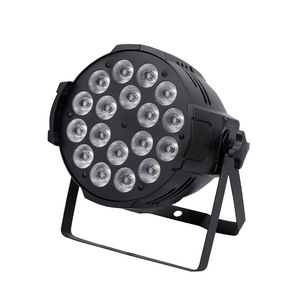 Đèn sân khấu <span class=keywords><strong>LED</strong></span> bốn mắt 18 bóng 4in1 với thân nhôm nhuộm màu RGBW đầy đủ, chế độ điều khiển <span class=keywords><strong>DMX512</strong></span>, đèn <span class=keywords><strong>Par</strong></span> - Product Image 6