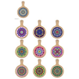 Natural Wooden <b>Trivet</b> Mat Frame for Hot Tea Pots Pans Pad Holders Hanging Bamboo Mat Ceramic <b>Trivet</b> Acacia Wood Placemat <b>Trivet</b> - Product Image 6