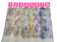 Nouveaux accessoires en tissu de dentelle tricotée brodée, colorés, antibactériens et résistants à l'abrasion, pour filles et enfants, articles en stock