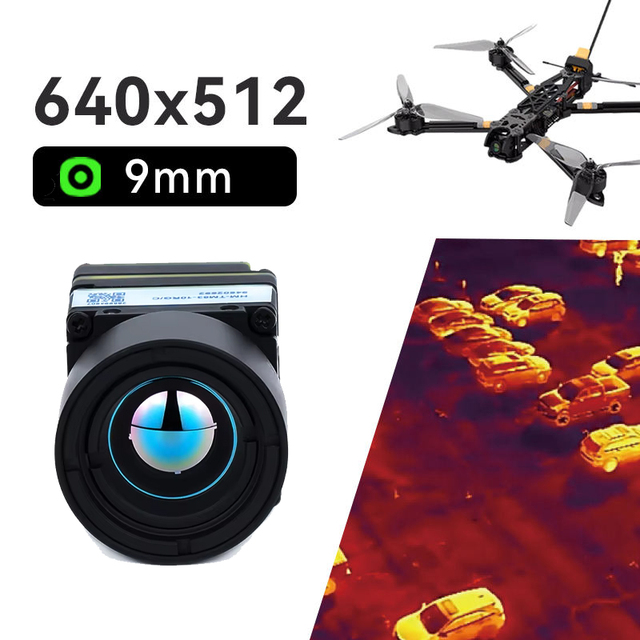 Original Supplier Thermal Imaging Camera 256*192 384*288 640*512 USB 9.1mm/9.7mm Infrared Thermal Imaging Module FPV Metal