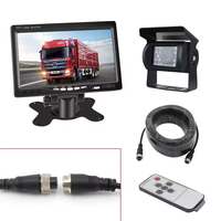 Système de surveillance de caméra de recul TFT LCD de 7 pouces avec vision nocturne et indice d'étanchéité IP68