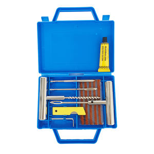 Kit de réparation universel pour pneus crevés de véhicules, motos et voitures, avec outil de réparation de pneus et outil manuel pour pneus sans chambre à air, kit d'urgence - Product Image 2