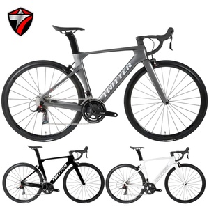 Bicicleta de Carretera Aerodinámica de Carbono de Alto Módulo, SHIMANO 105 <span class=keywords><strong>R7000</strong></span> de 22 Velocidades, Manillar de Carbono 3K, Frenos de Disco, Ruedas Ligeras de Aluminio 700c - Product Image 1