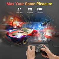 Moniteur portable de 15,6 pouces avec écran FHD 1080P USB-C, haut-parleur intégré et étui en cuir pour ordinateur portable PC MacBook Phone PS4
