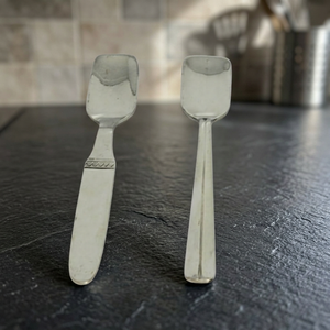 Ensemble de cuillères à glace classiques en métal, finition miroir haute brillance, compatibles lave-vaisselle, couverts de mariage - Product Image 5