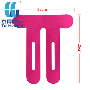 Bande de kinésiologie élastique en coton 22CM*25CM, vente en gros d'usine, bandage sportif pour genou, imperméable et respirant, pour fitness et sport - Product Image 2