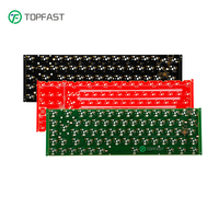 Design Your Own Hotswap Hotswappable Type C Fr4 Wireless DIY 60 Percent RGBW Qmk Via RGB ISO ANSI Gaming Keyboard PCB 60%