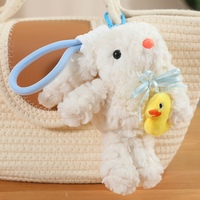 Porte-clés en peluche douce, neuf tenues mignonnes, tissu moelleux et agréable pour la peau, idéal comme breloque de sac, cadeau adorable pour jeunes filles et collectionneurs