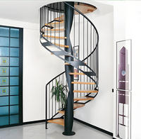 Escalier en métal moderne, élégant et durable pour usage intérieur, appartements, salons, construction en bois, écologique - Escalier-1 Recommandé
