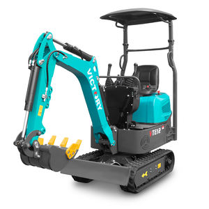 25 nouveaux modèles prix d'usine marque Victory VTE12 poids de travail 1.2T1.5t Mini Micro <span class=keywords><strong>Excavator</strong></span> EPA Eour5 - Product Image 3