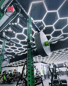 汉阴定制车库健身房吸顶灯车库led灯天花板六角灯天花板会议室 - Product Image 1