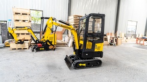 <span class=keywords><strong>Mini</strong></span>-excavatrice sur chenilles de 1000 kg, HT10B, largeur de la benne de 400 mm, petite excavatrice de 1 tonne, micro-excavatrice avec certification CE EPA EURO 5 - Product Image 3