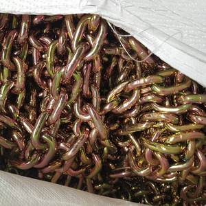 للبيع بالجملة سلسلة مقطورة من الزنك G80 بوصة 10 أقدام سلسلة مقطورة من سبائك الصلب - Product Image 4