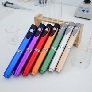 60IU Reusable Metal Injector <b>Pen</b> Variable Dosage Durable Design Custom Logo Graphic Rubber Stopper Sealing Packaging <b>Pen</b> - Product Image 3