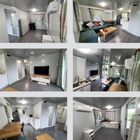 Maison extensible de 20 pieds, installation rapide, maison modulaire 1 à 3 chambres, maison australienne type granny flat, maison pliante, mini-cottage