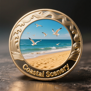 Moneda conmemorativa Desert Wonder Producto artesanal de metal de imitación moderno y antiguo - Product Image 6