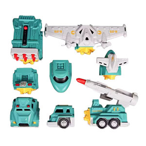 Juguete Magnético de Construcción Marítima de Plástico, Set Educativo de Ensamblaje y Transformación para Niños de 0 a 3 Meses, Vehículo de Ingeniería Rey - Product Image 5
