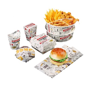 Biodegradable Take Out Paper Fast Food Packaging Boxes For Food