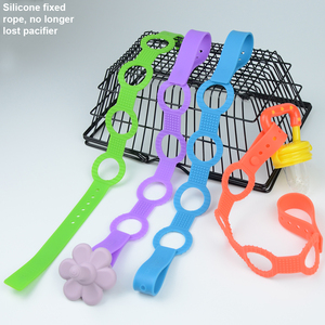 Bpa Free Baby Silicone Toy Safety Straps Pacifier Chain Baby Plastic Pacifier Clip Baby Girl Boy Pacifier Chain