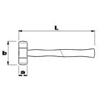 USAG 376 Mazzuola U03760001 martello - Product Image 2