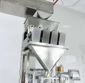 Hochgeschwindigkeits-Vertikalabfüllmaschine für gemahlenen Kaffee und Lebensmittel mit Ventil, 100-1000g Wiegefunktion und Vibrationswaage - Product Image 3