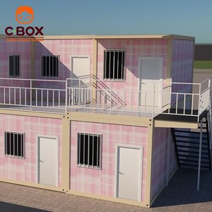 บ้านสำเร็จรูปหรูหรา Cbox สำนักงานเคลื่อนที่ โรงแรมแบบโมดูลาร์ บ้านพักแบบประกอบเร็ว บ้านขนาดเล็ก บ้านคอนเทนเนอร์แบบถอดประกอบได้ - Product Image 4