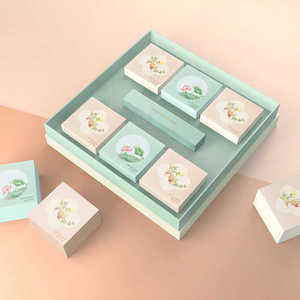 Customised Modern Mooncake Gift Boxes Set Luxury Magnetic Packaging Moon Cake <b>Box</b> - Product Image 3