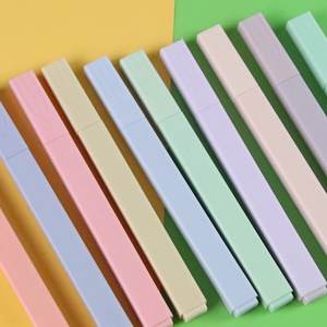 Juego de rotuladores fluorescentes con soporte para bolígrafo cuadrado de gran venta con punta Flexible de fibra para un dibujo suave - Product Image 2