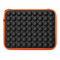 Housse pour ordinateur portable en mousse à bulles, douce, absorbant les chocs, avec fermeture éclair, sac de protection, doublure en velours ultra doux pour ordinateur portable ou tablette de 10 à 12 pouces