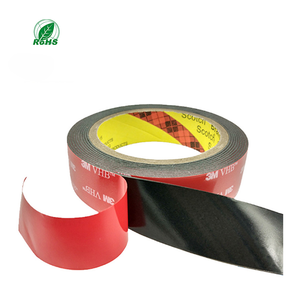 Enmascaramiento <span class=keywords><strong>de</strong></span> forma <span class=keywords><strong>de</strong></span> troquelado personalizado a prueba <span class=keywords><strong>de</strong></span> agua para 3M 5952 <span class=keywords><strong>cinta</strong></span> <span class=keywords><strong>de</strong></span> espuma acrílica negra 1,1mm presión <span class=keywords><strong>de</strong></span> doble cara fuerte activada por agua - Product Image 1