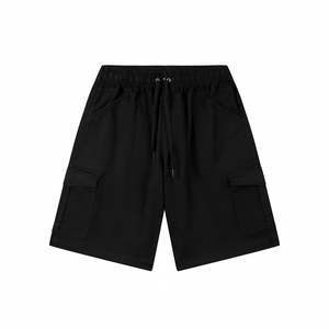 95% algodón 5% Spandex Cargo corto nueva lona Vietnam transpirable cintura elástica 0,3 kg 30X30X2 cm ropa de hombre de punto corto - Product Image 1