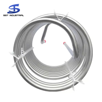 Bobine de chauffage tampon réservoir d'eau Tube d'échange thermique 304/316l acier inoxydable bobine d'échangeur personnalisée